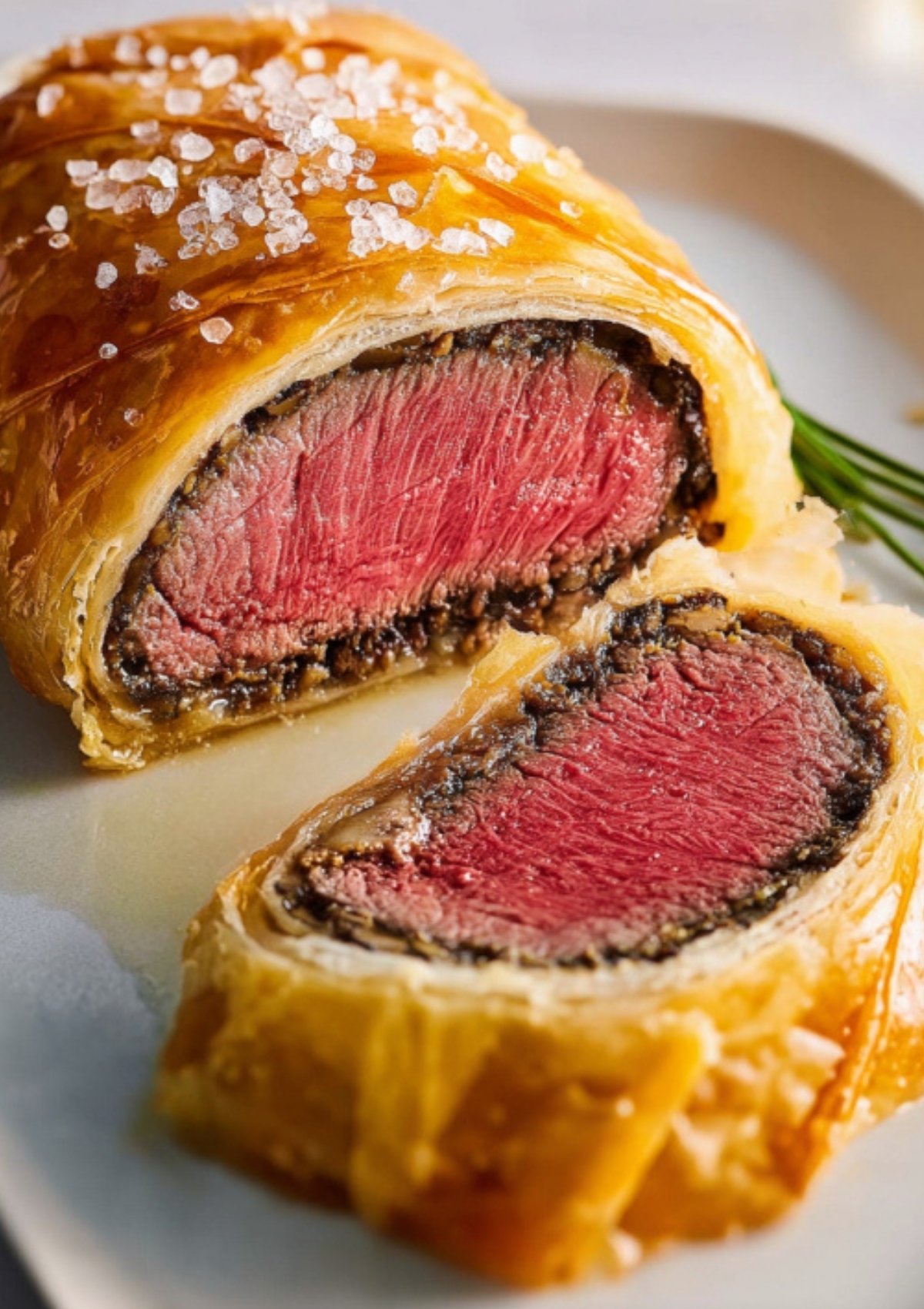 Chop Mushrooms and Herbs for Beef Wellington Filling