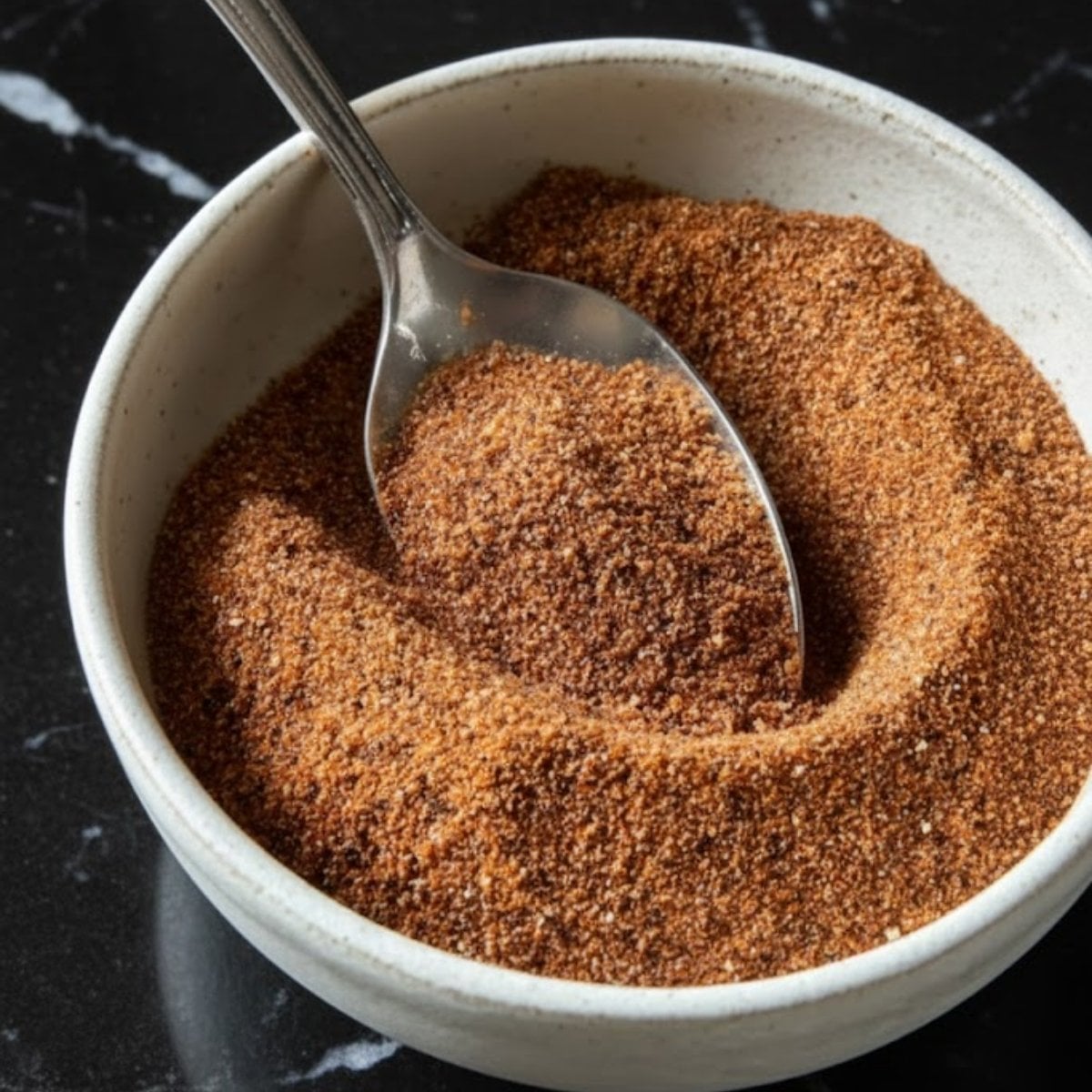 Homemade smoked ham rub mix with brown sugar and spices for perfect ham