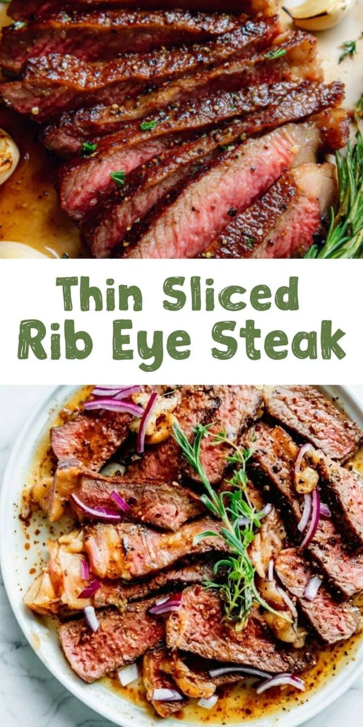 Thin Sliced Rib Eye Steak Recipe
