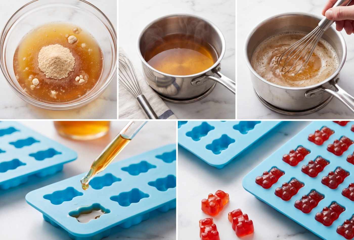 gummies recipe with beef gelatin steps