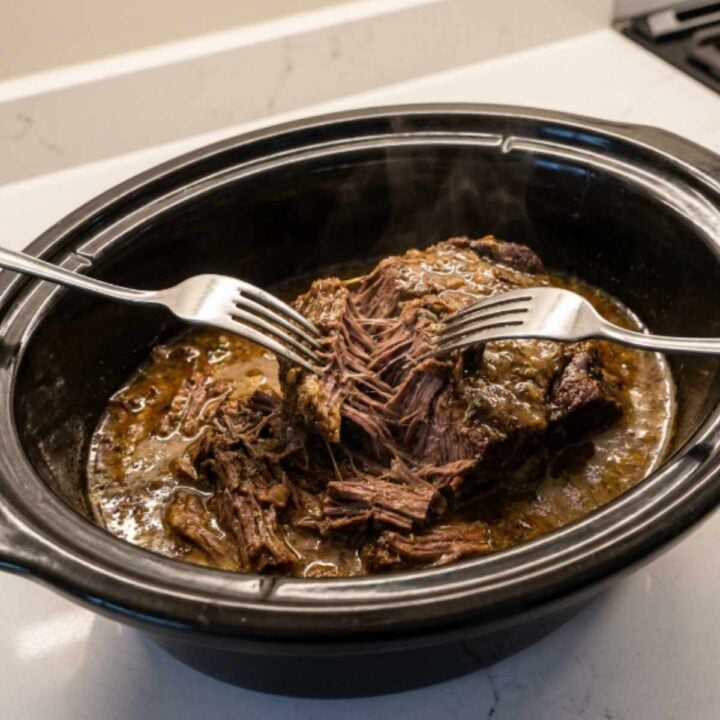 Keto and Gluten-Free Mississippi Pot Roast serving