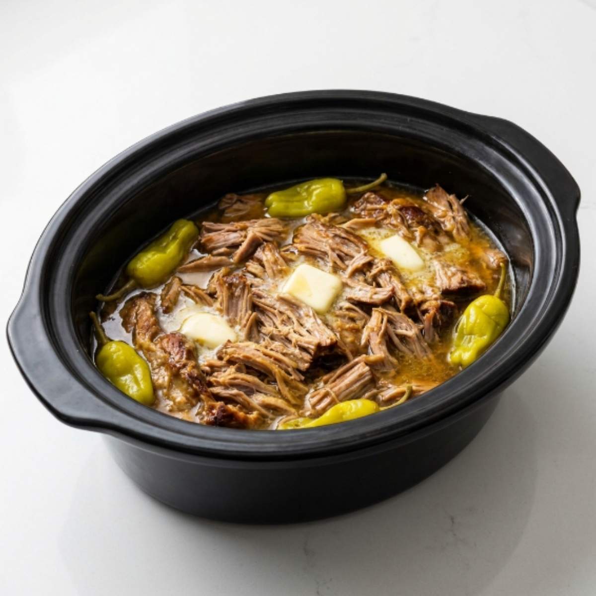 Slow Cooker Mississippi Pork Roast